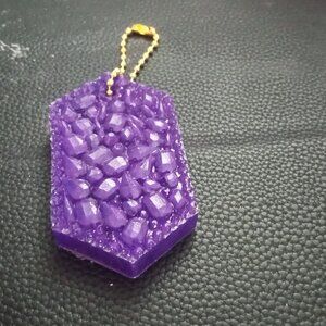 Handmade Cobblestone Resin Tag